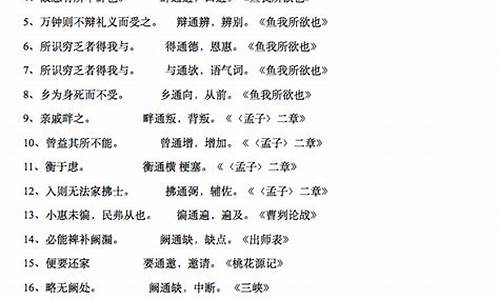 北京高考文言文一般考什么类的,北京高考文言文实词