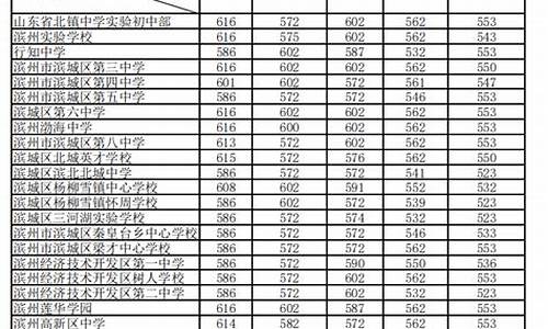 滨州高考分数线_滨州高考分数线2023