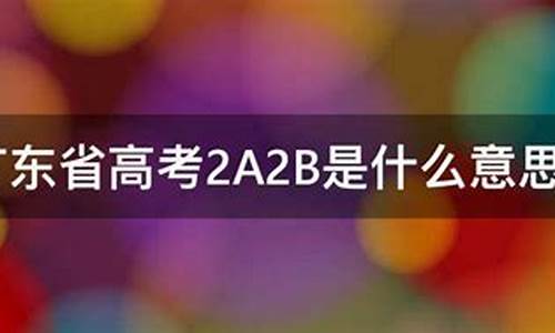 高考2a2b合并_高考2a什么意思