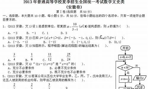 安徽文科高考数学考哪些内容,今年高考安徽文科数学难吗