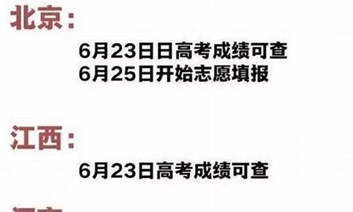 2015高考放榜时间,2015高考是几月几号