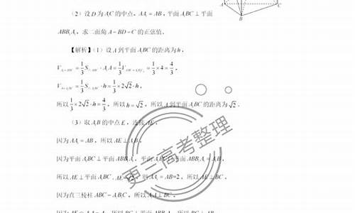 山东数学高考答案解析版电子版,山东数学高考答案解析版