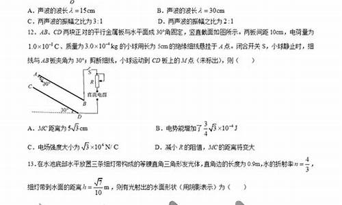 新高考一卷物理2023-新高考一卷物理