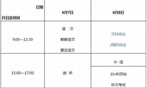 2017年高考全国二-2017高二高考时间安排